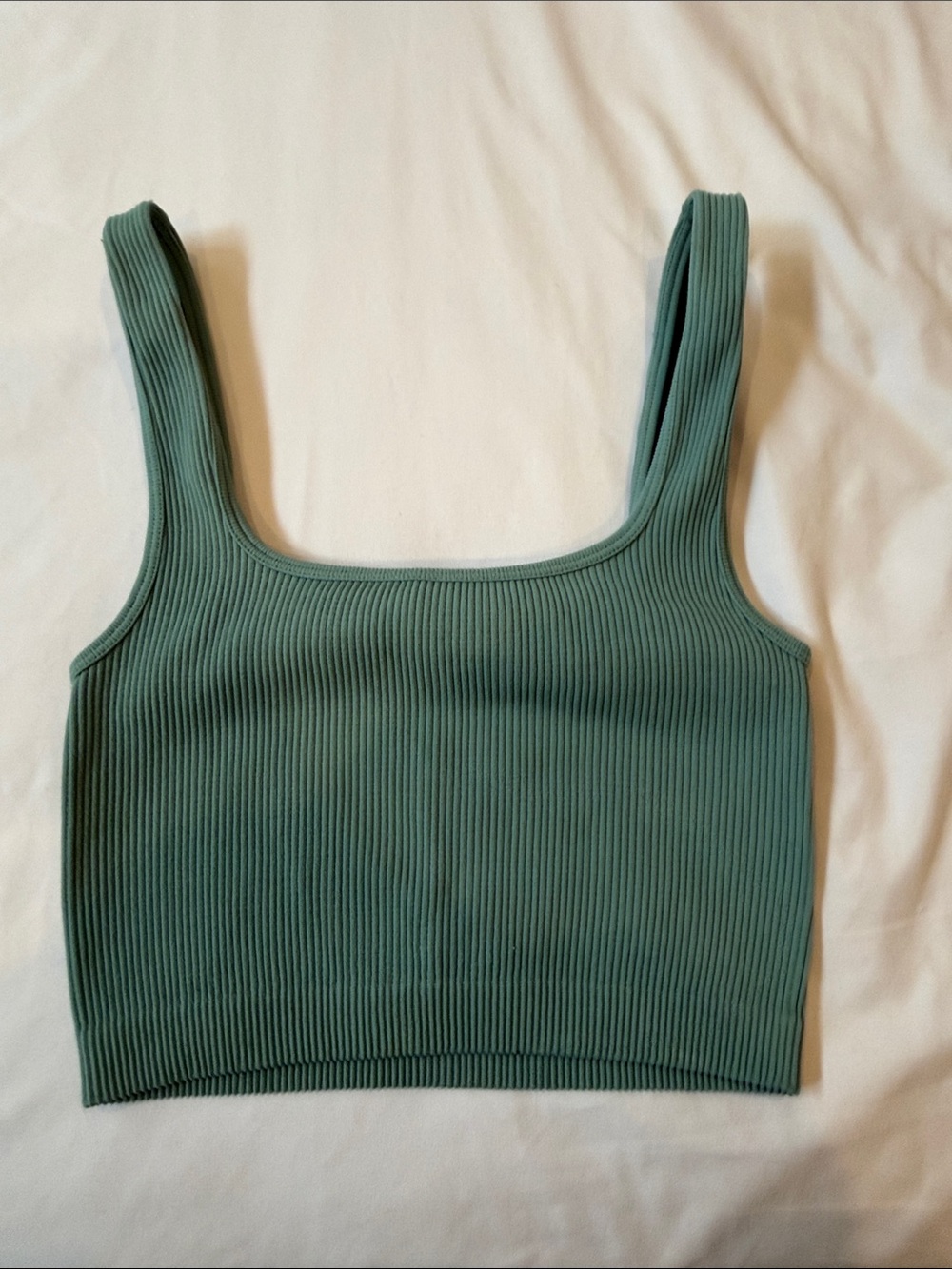 ZARA RIBBED CROP TOP